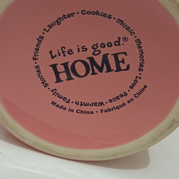 Life is Good Peach Coffee & Tea Mug Cup " Take Your Love Wherever You Go " - Picture 6 of 11